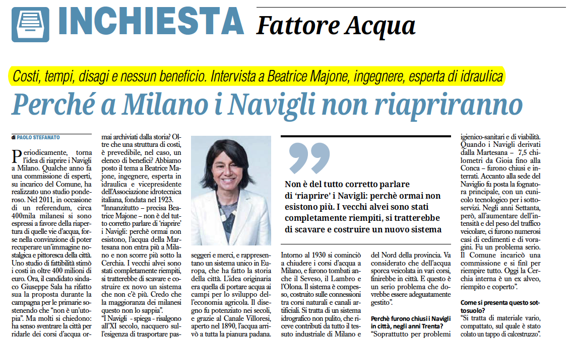 Perché a Milano i Navigli non riapriranno_Intervista a Beatrice Majone